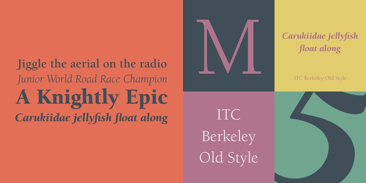 Przykład czcionki ITC Berkeley Old Style Bold Italic